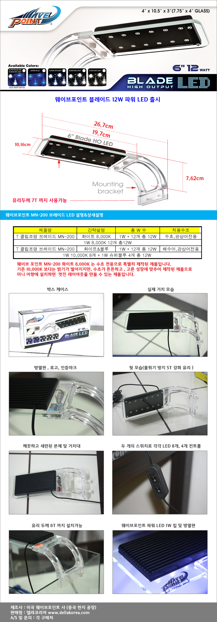 웨이브포인트 MN-200 블레이드 LED 12W [해수용] 내용.jpg