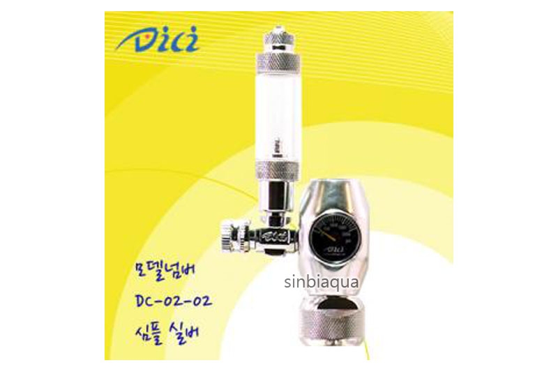 DICI 고압 CO2 레귤레이터 심플실버