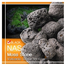 NAS 모스스톤 블랙 (모스활착용 화산석) 1kg
