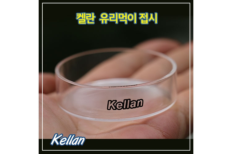 [K039]켈란 유리 먹이 접시